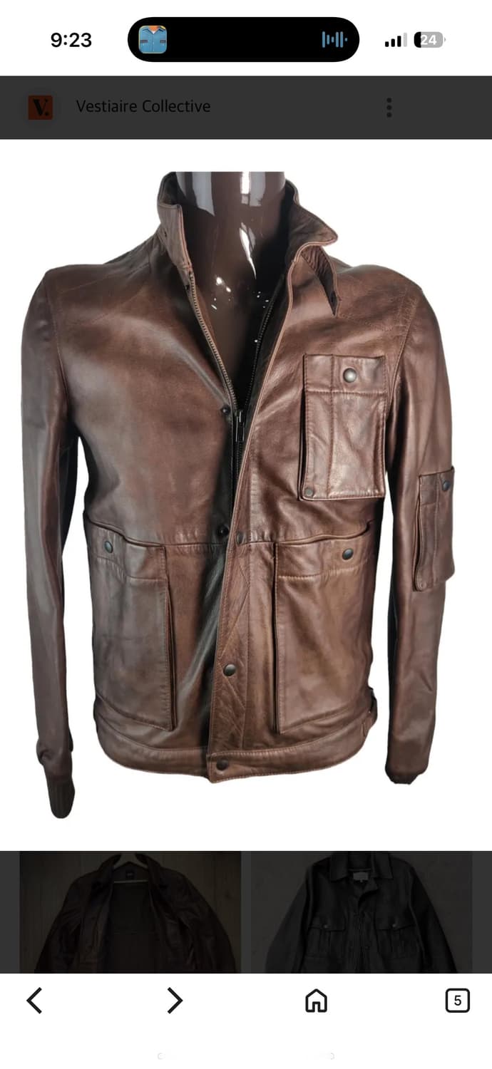 마틴 마르지엘라 2007aw 가죽재킷 상품이미지4