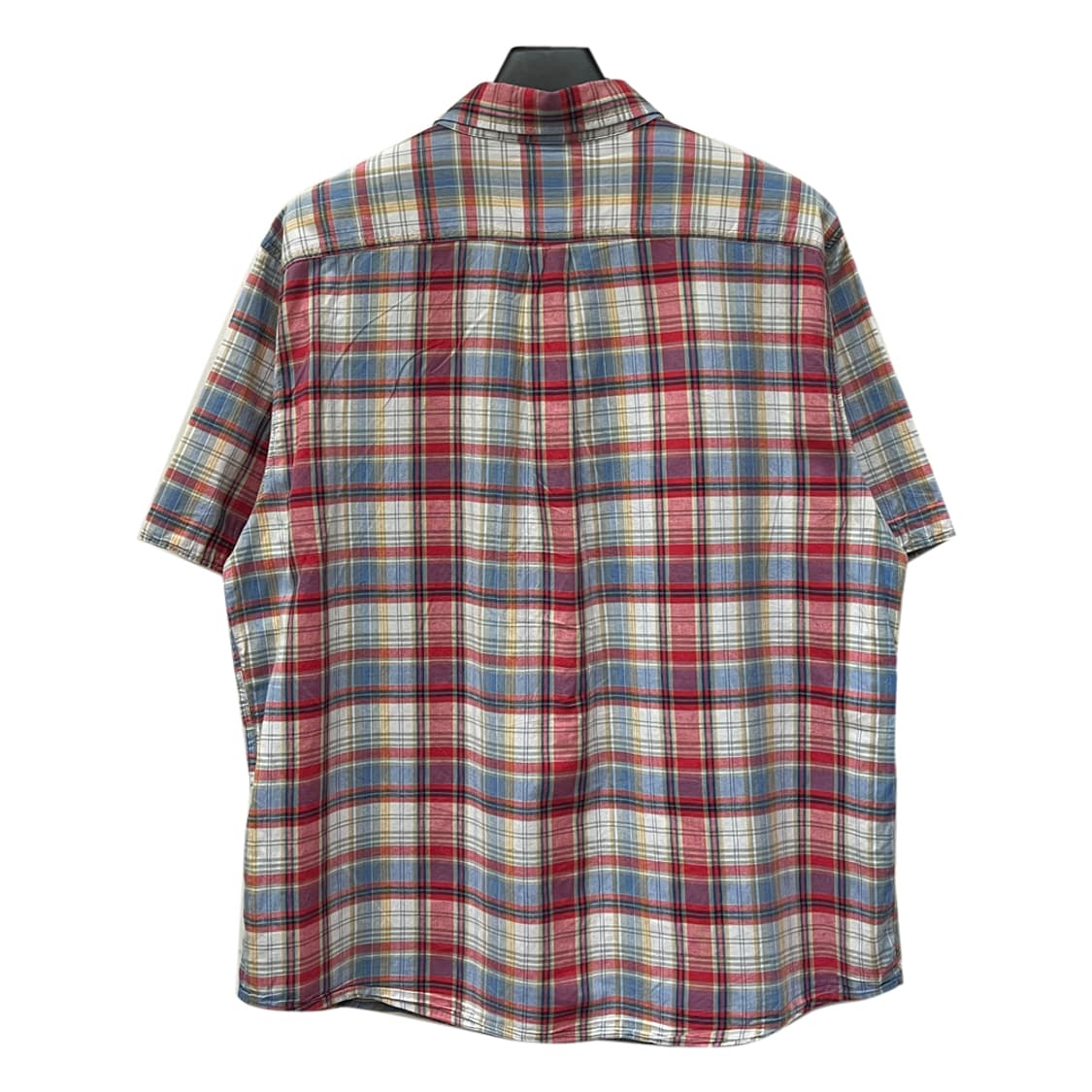 Woolrich 울리치 오가닉 코튼 체크 반팔 셔츠 XL 상품이미지2