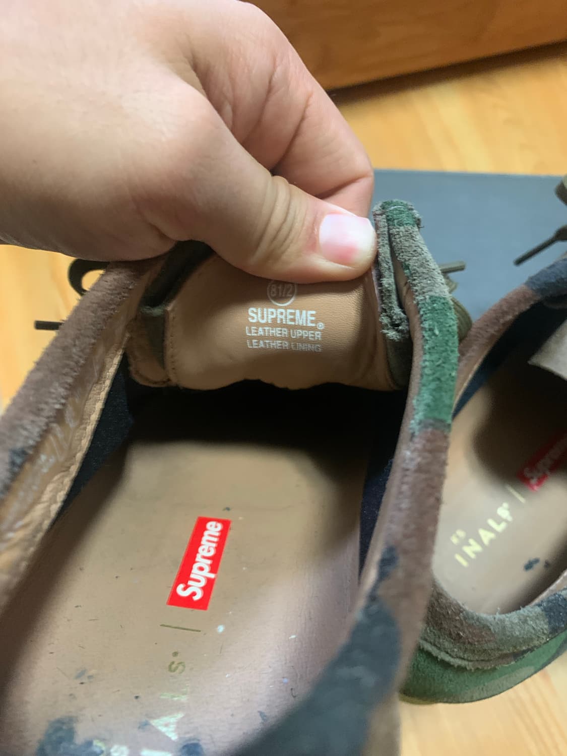 슈프림 클락스 왈라비 카모 고어텍스  상품이미지8