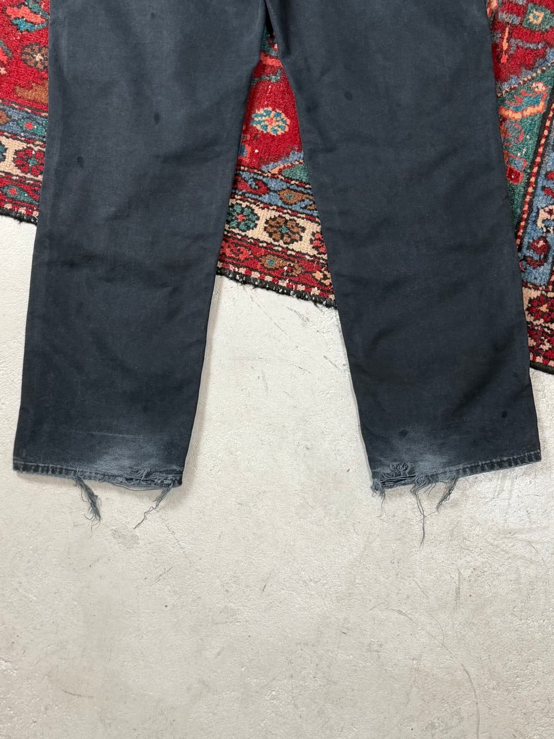 OG USA Made 칼하트 B01 더블니 블랙 칼하트 썩블니 좀비 상품이미지8