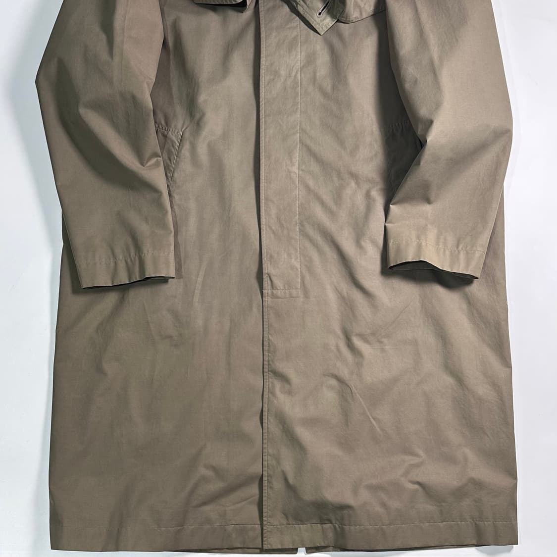 스튜디오니콜슨 카키 싱글 트렌치 코트 상품이미지3