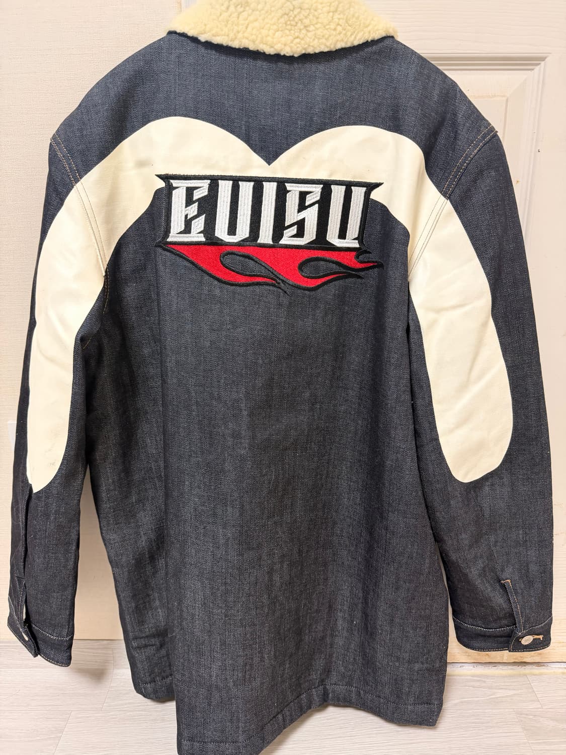 에비수 롱 데님 자켓 상품이미지2