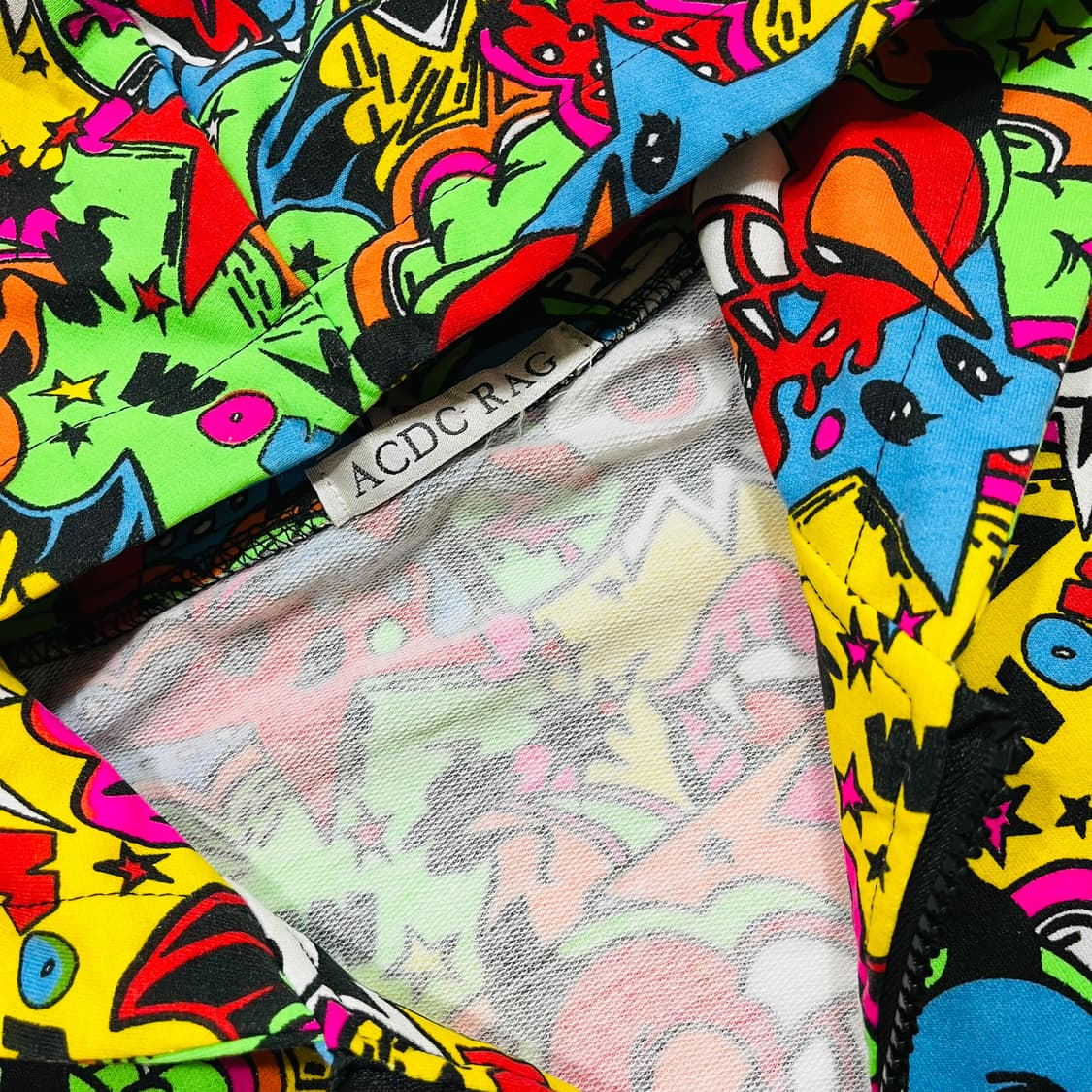 ACDC RAG WoW Monster Art Hoodie Zip-Up 상품이미지4