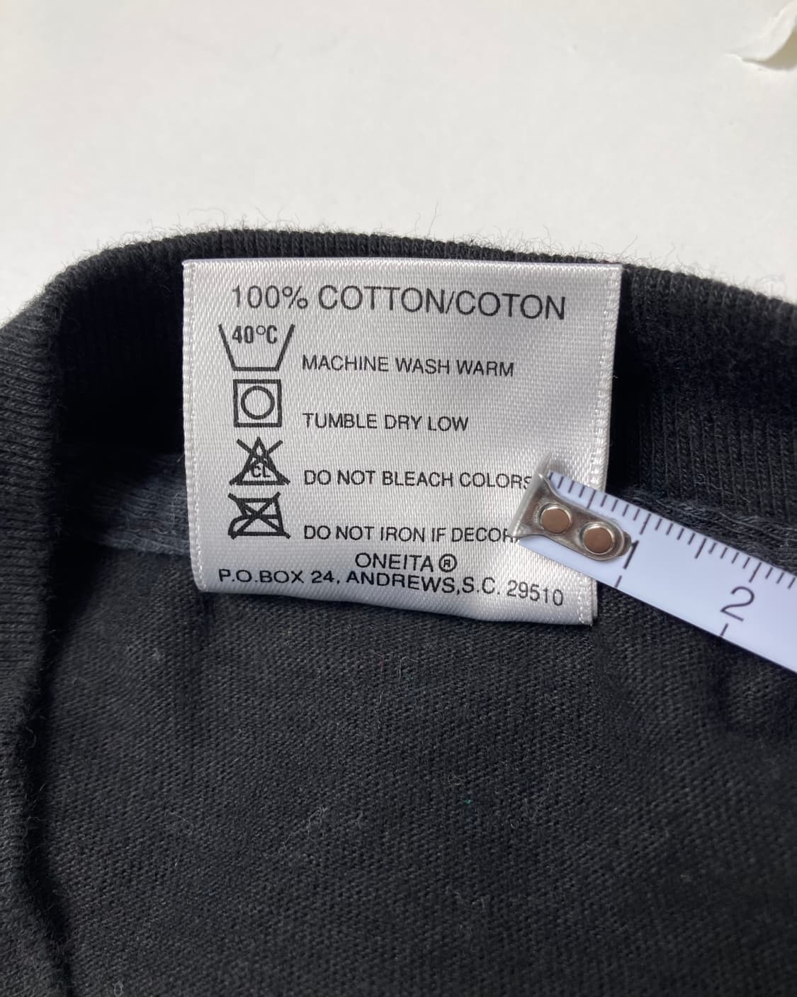 90s Single Stitched Tee (black) 상품이미지4