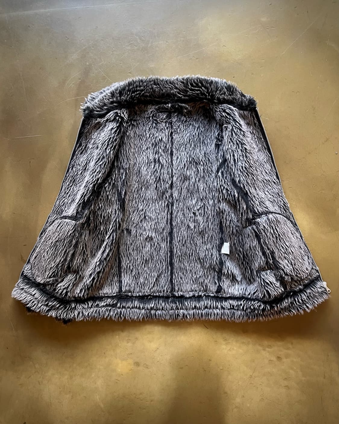 90-00s Moderm V-Kei Fur Trim Leather JK 상품이미지7