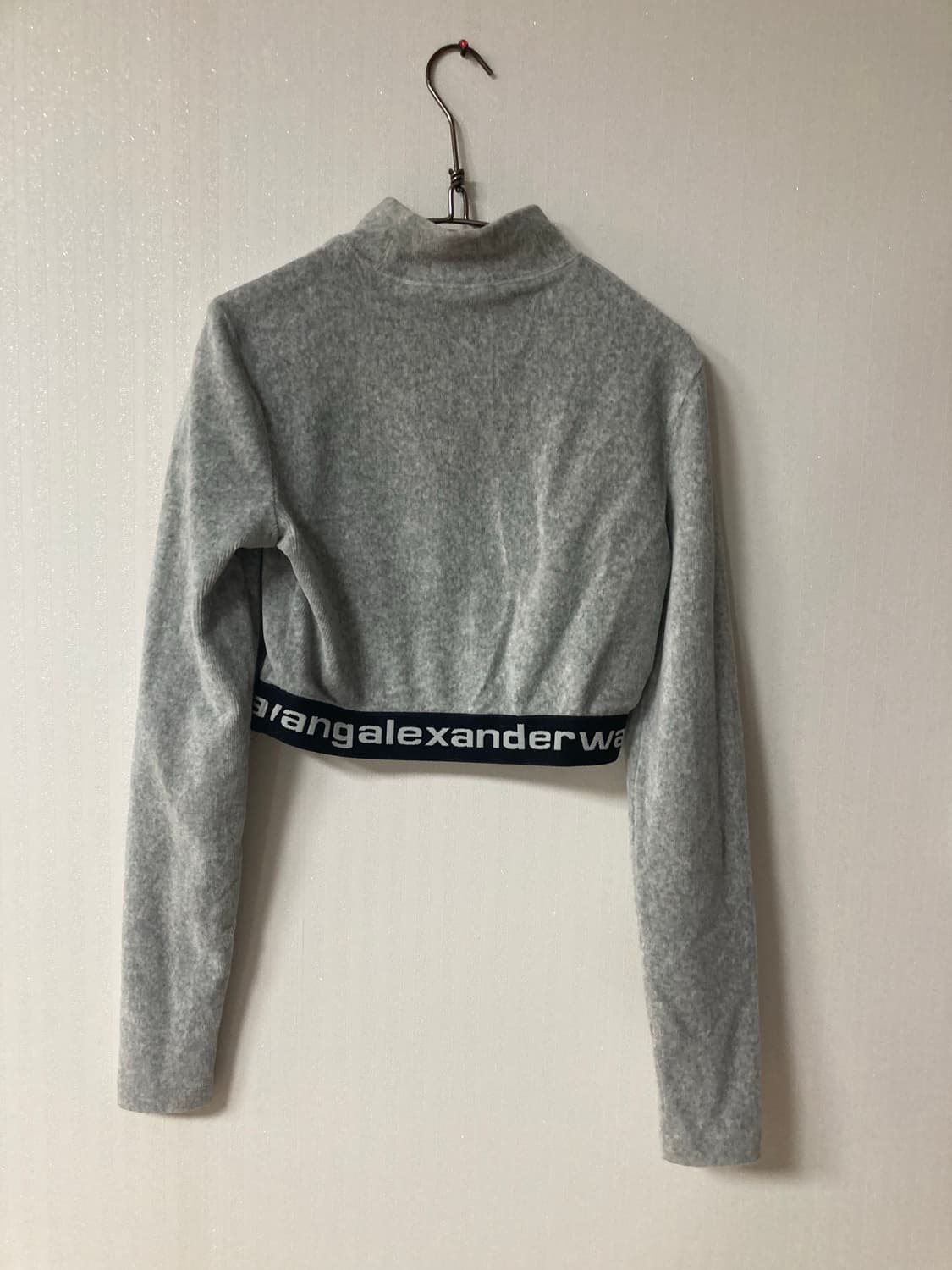 (s) 알렉산더왕 코듀로이 모크넥 크롭 맨투맨 상품이미지3
