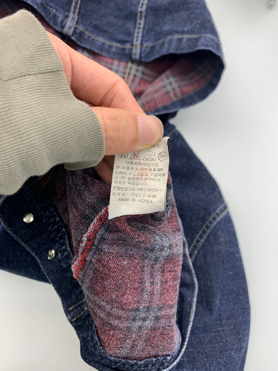 Lee 페이디드 워싱 데님 후드 자켓 상품이미지9