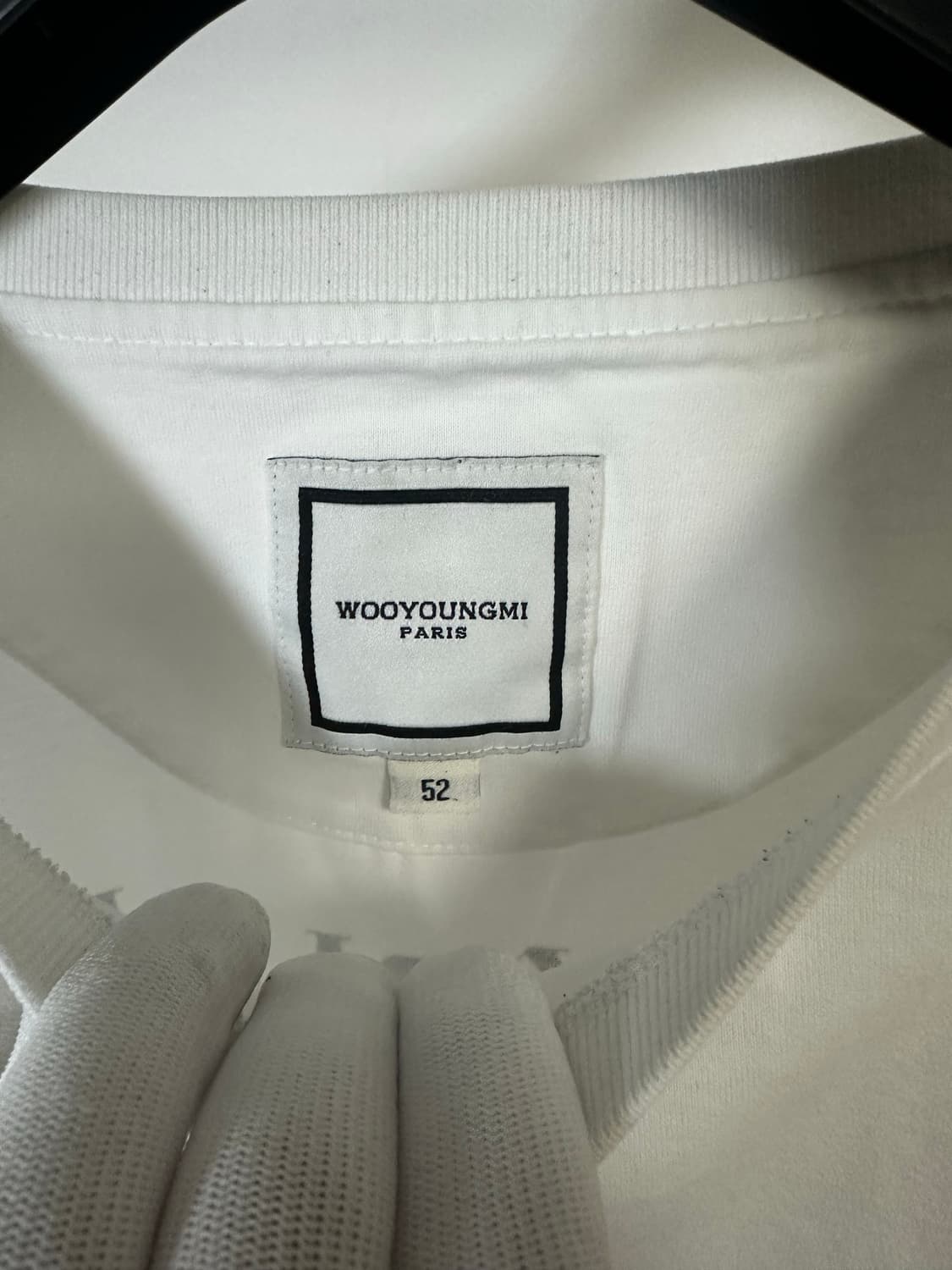 우영미 백로고 반팔 화이트 (52) 상품이미지5