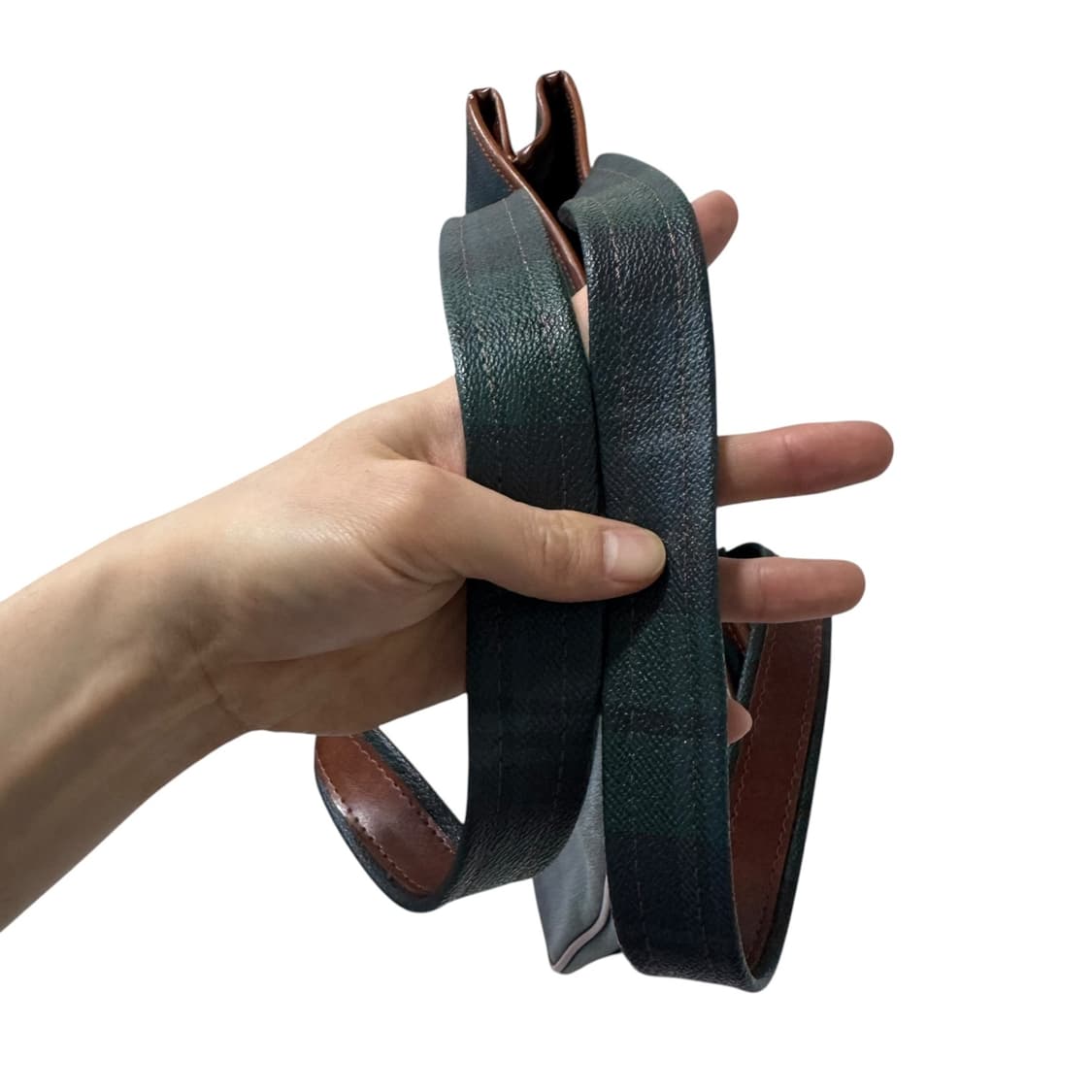 폴로 랄프로렌 블랙와치 그린 토트백 상품이미지4