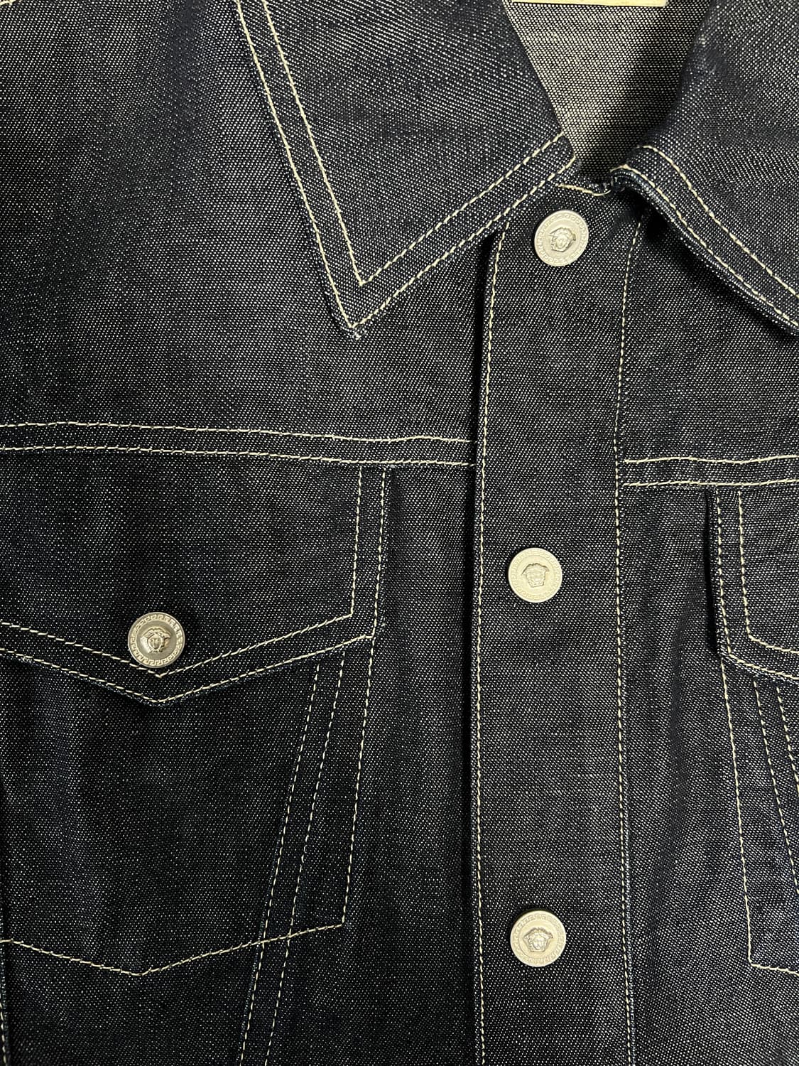 베르사체 데님 자켓 상품이미지3