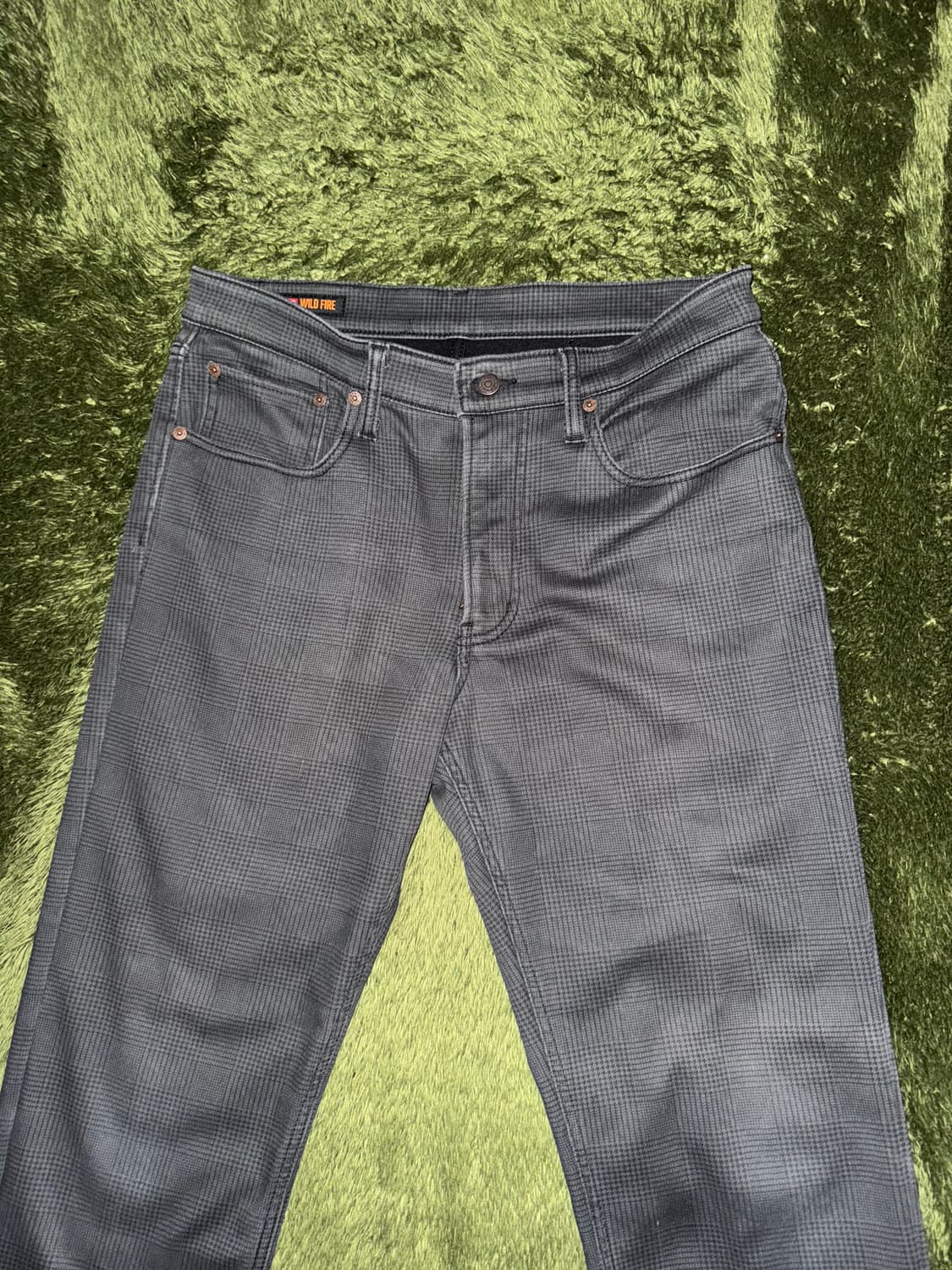 [32] EDWIN 에드윈 재팬 WILD FIRE 웜 체크 팬츠 상품이미지5