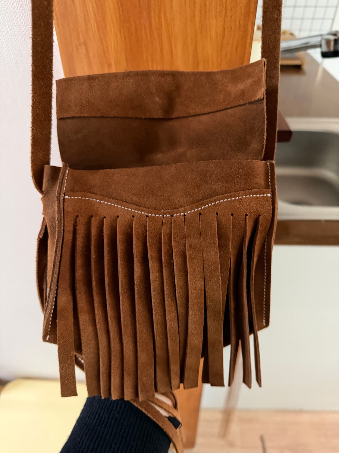 CAMATECLUB 라이트 태슬 백 브라운 (카마테클럽) 상품이미지2