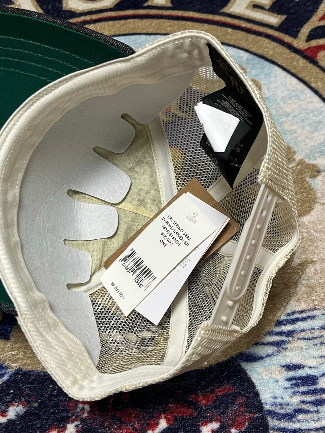 RRL 랜치 로고 데님 트러커 캡 상품이미지3