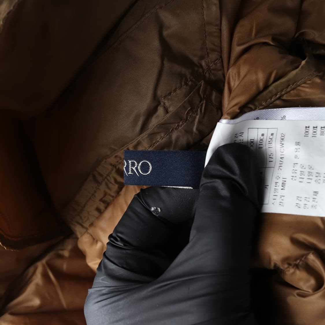 페라로밀라노 다이아몬드 퀼팅 덕다운 베스트 XXL 상품이미지6