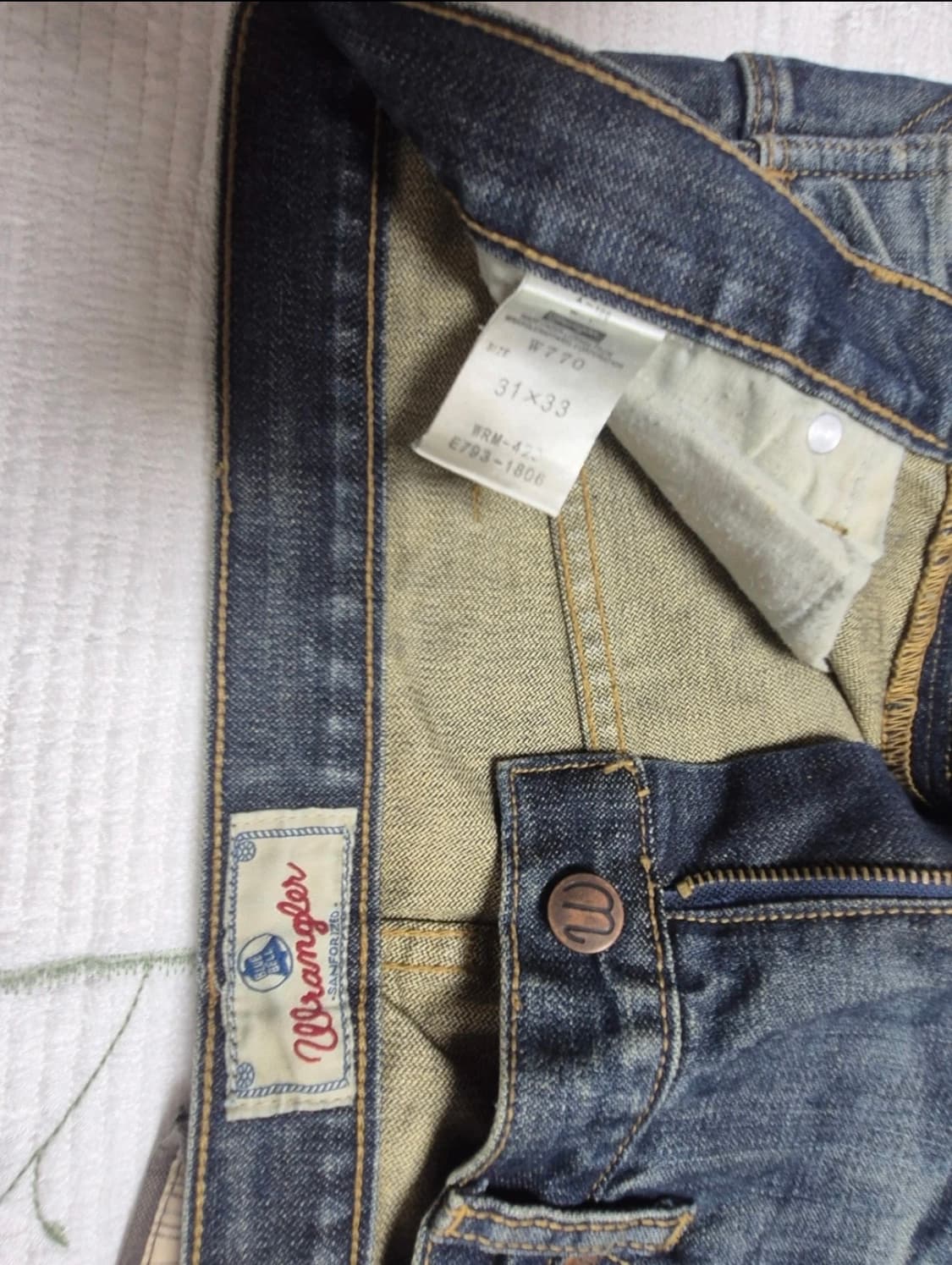Wrangler 빈티지 플레어 데님팬츠 31X33  상품이미지4