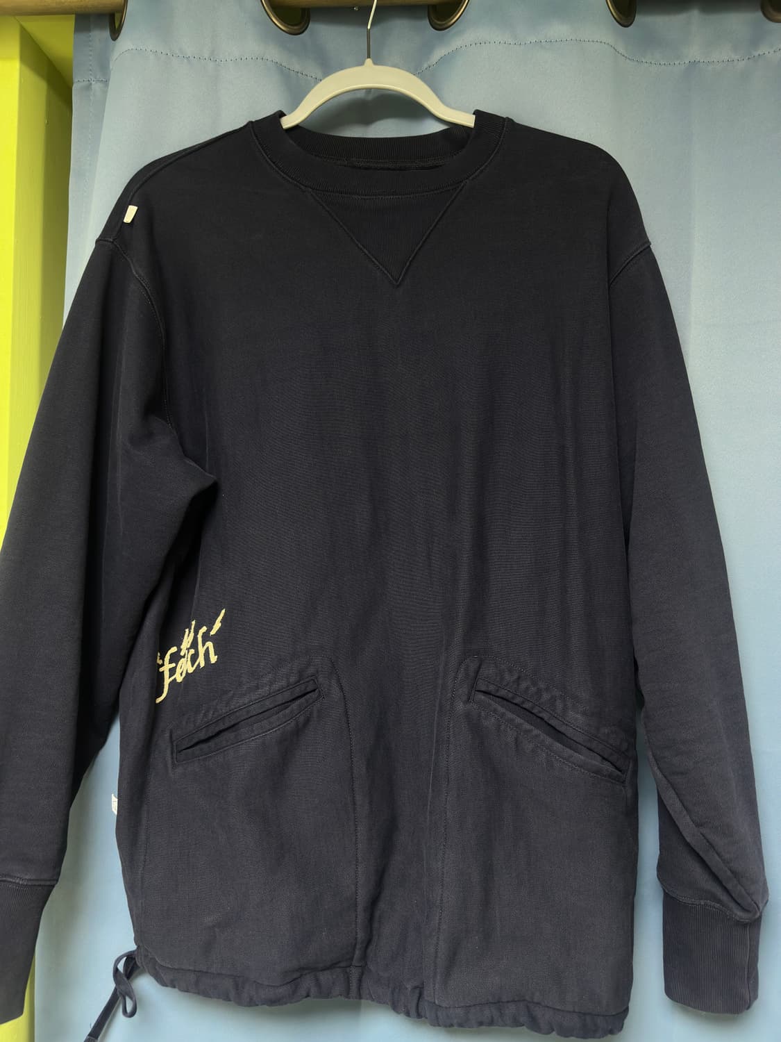 fetch 네이비 맨투맨 상품이미지1