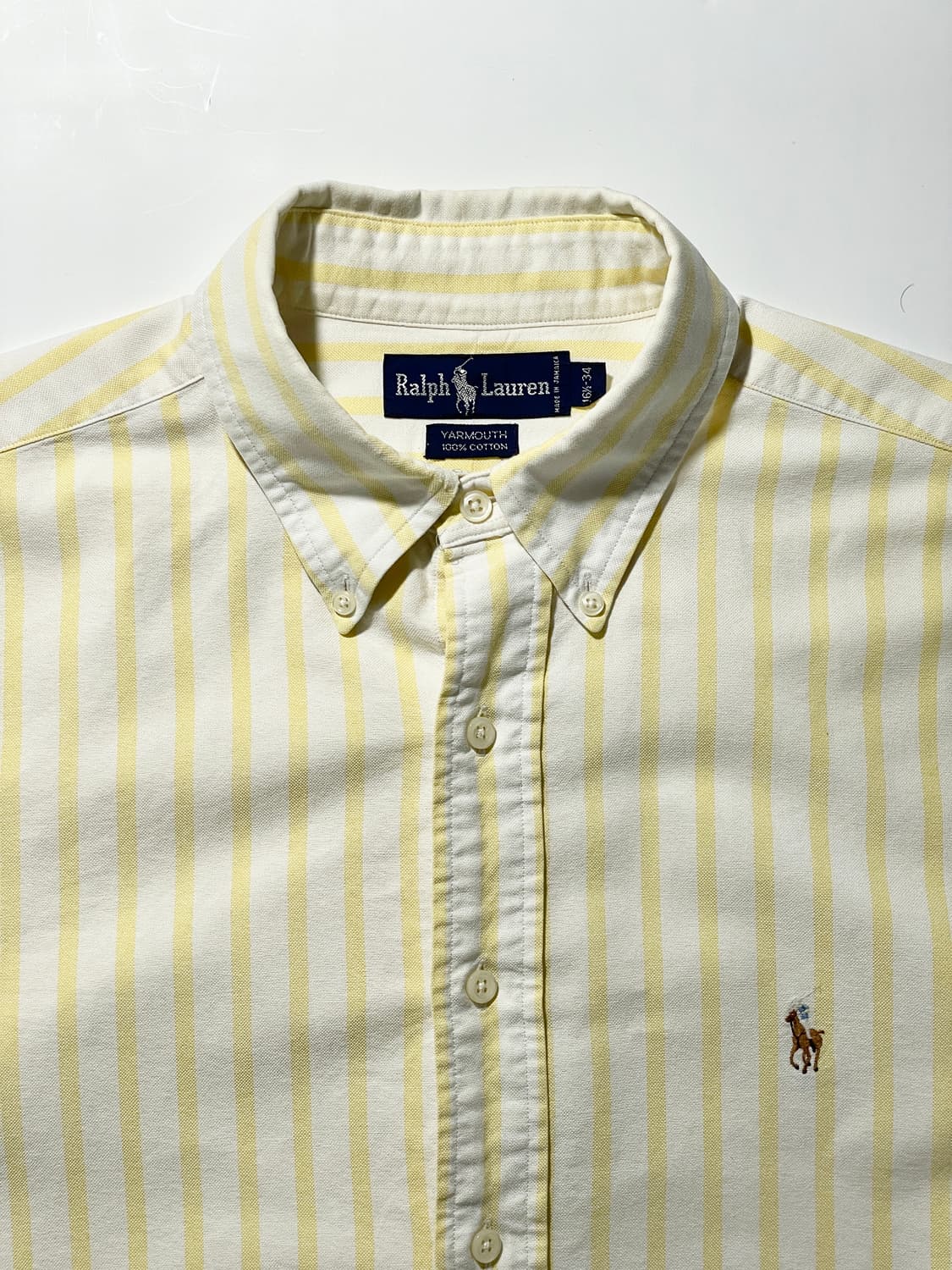 PRL Stripe Shirts Yellow 상품이미지3