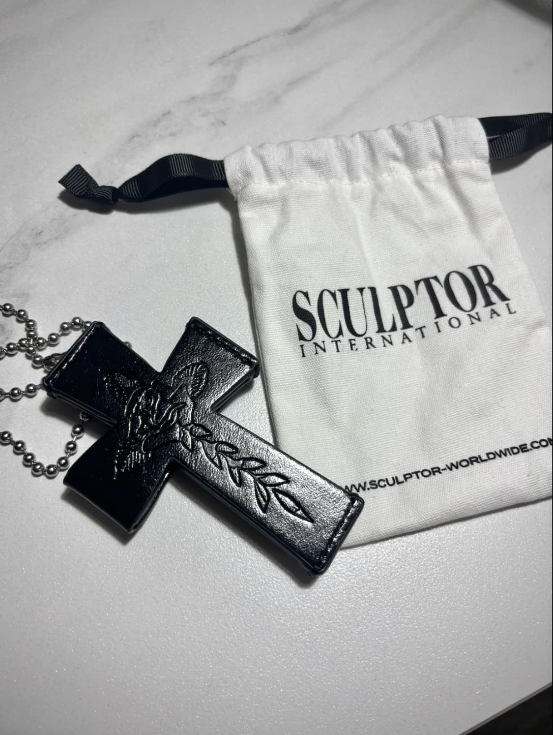 스컬프터 에드하디 크로스월렛 블랙 일본 한정 색상 상품이미지1