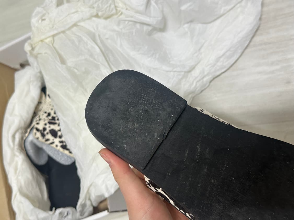 마뗑킴 슬라이드 샌들 인 드롭 페인트 상품이미지6