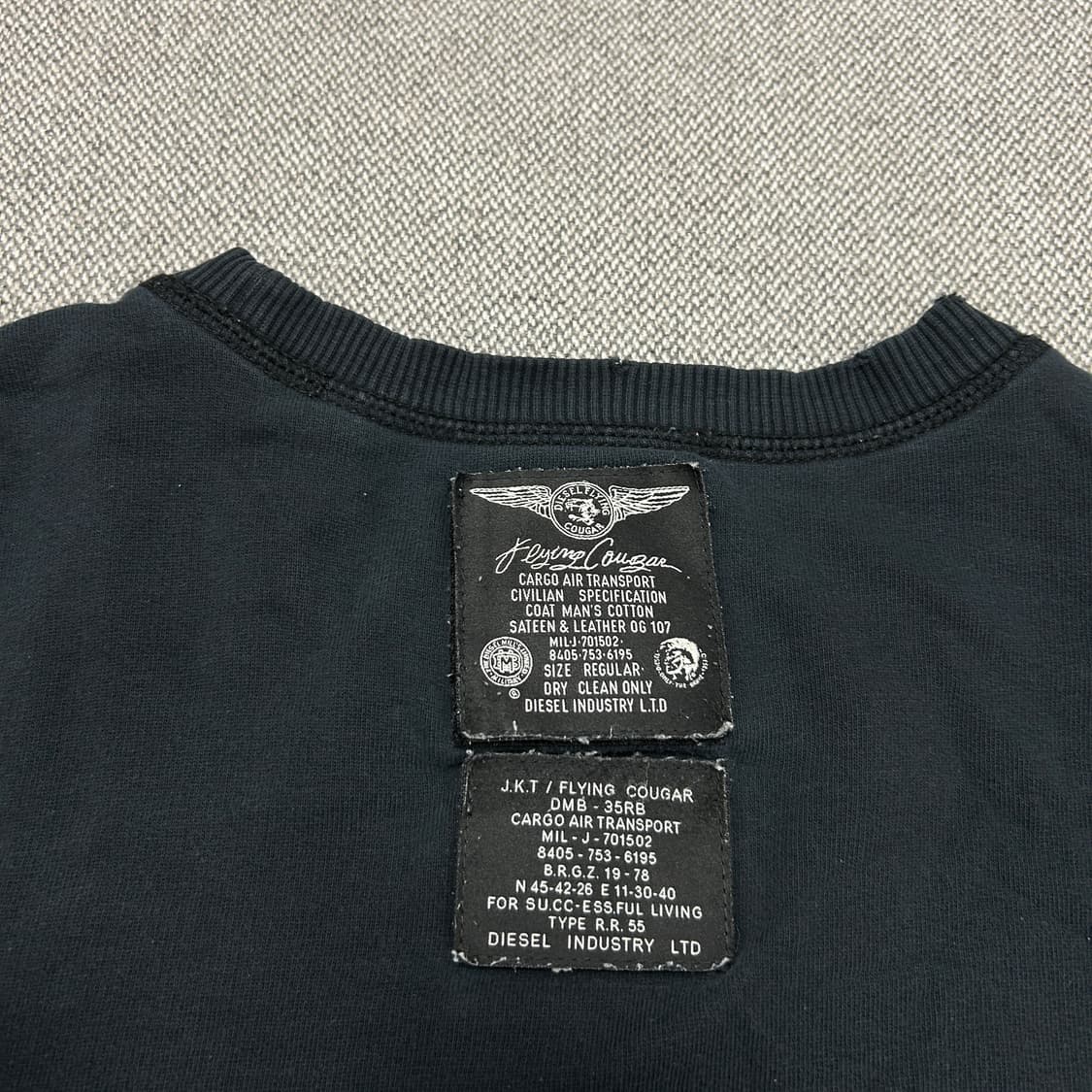 디젤 빈티지 디스 디테일 맨투맨(S) 상품이미지7