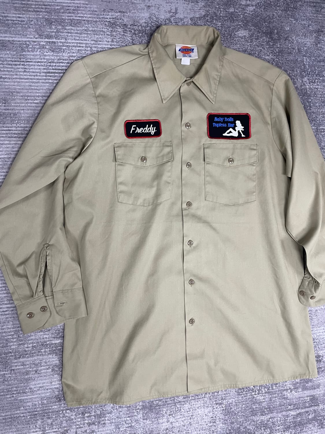 90s USA Dickies work shirt 상품이미지5