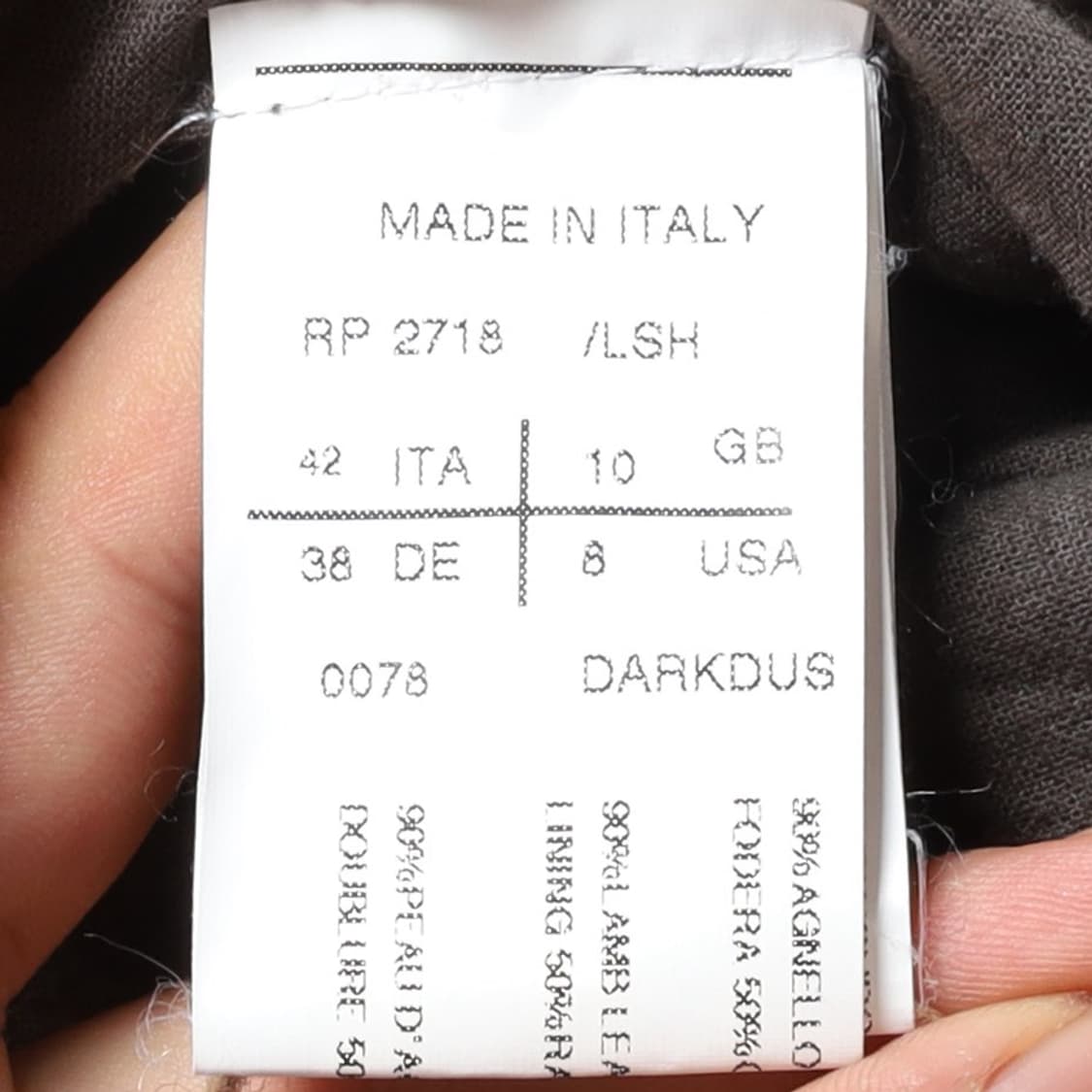 릭오웬스 Rick Owens Lamb Leather Jacket 상품이미지8