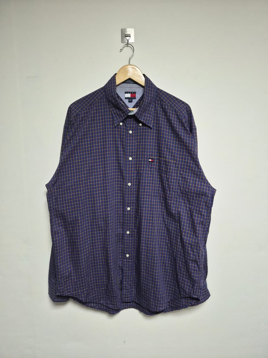 타미힐피거Tommy 체크 셔츠 XL사이즈 - S299 상품이미지1