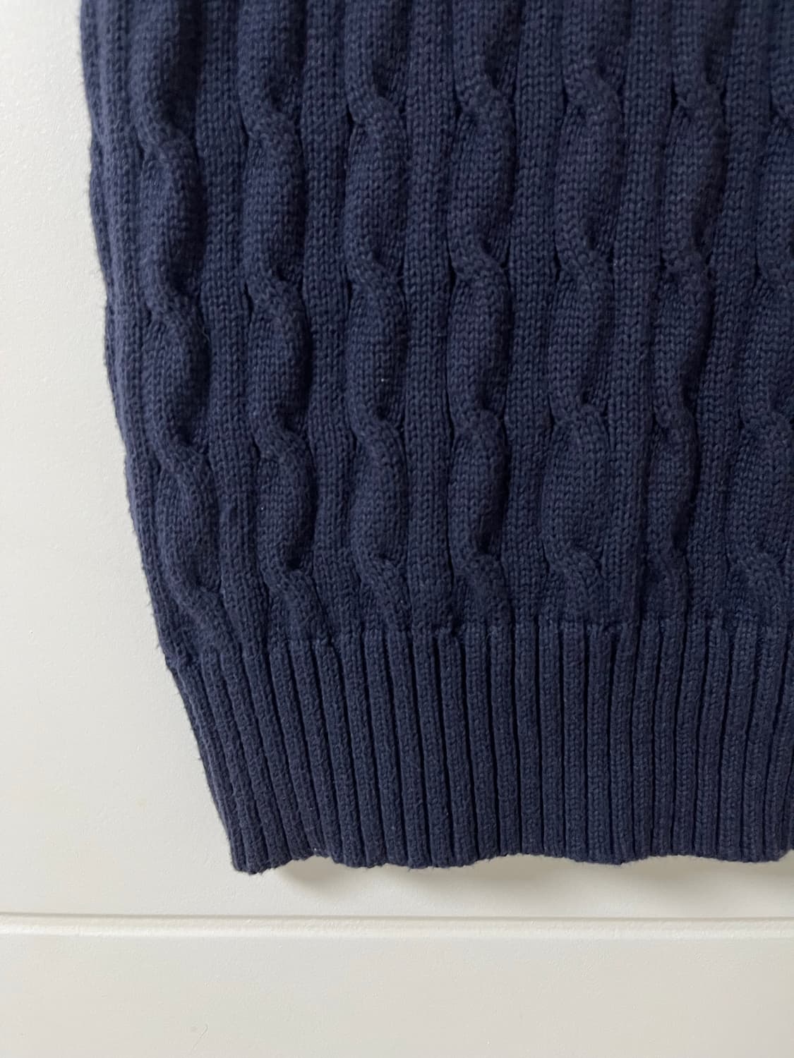 폴로 조끼 폴로 꽈베기 베스트 상품이미지4