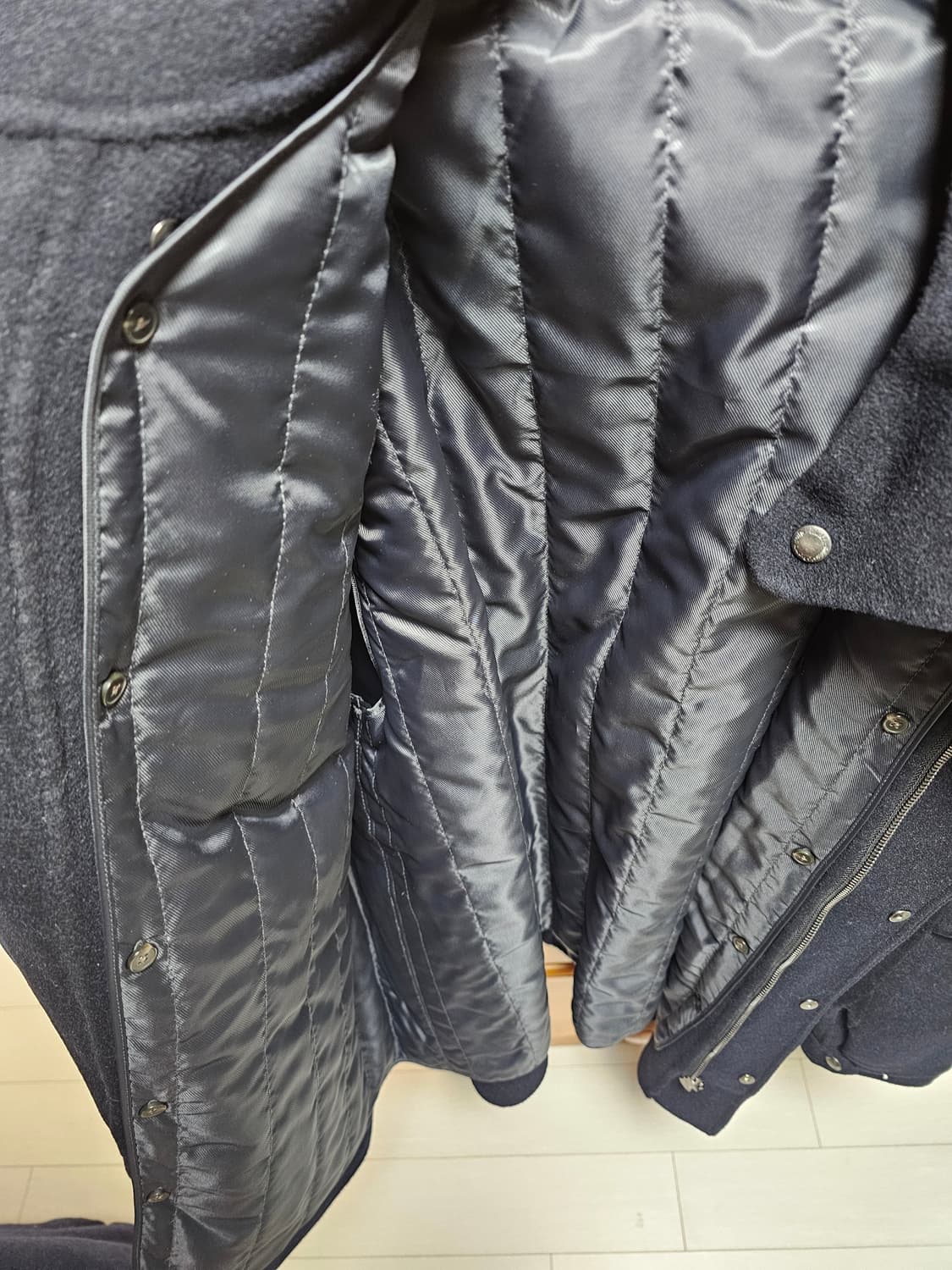 필프 핸드메이드 필드 파카 울 자켓 네이비 네고 환영 상품이미지3