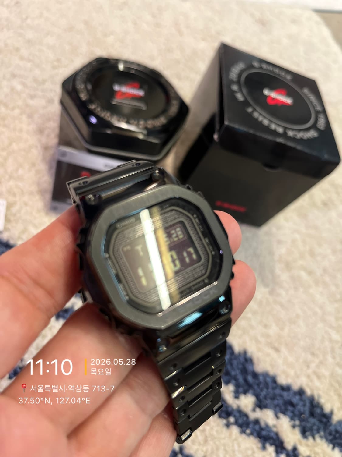 CASIO GMW-5000 풀메탈 블랙 상품이미지1