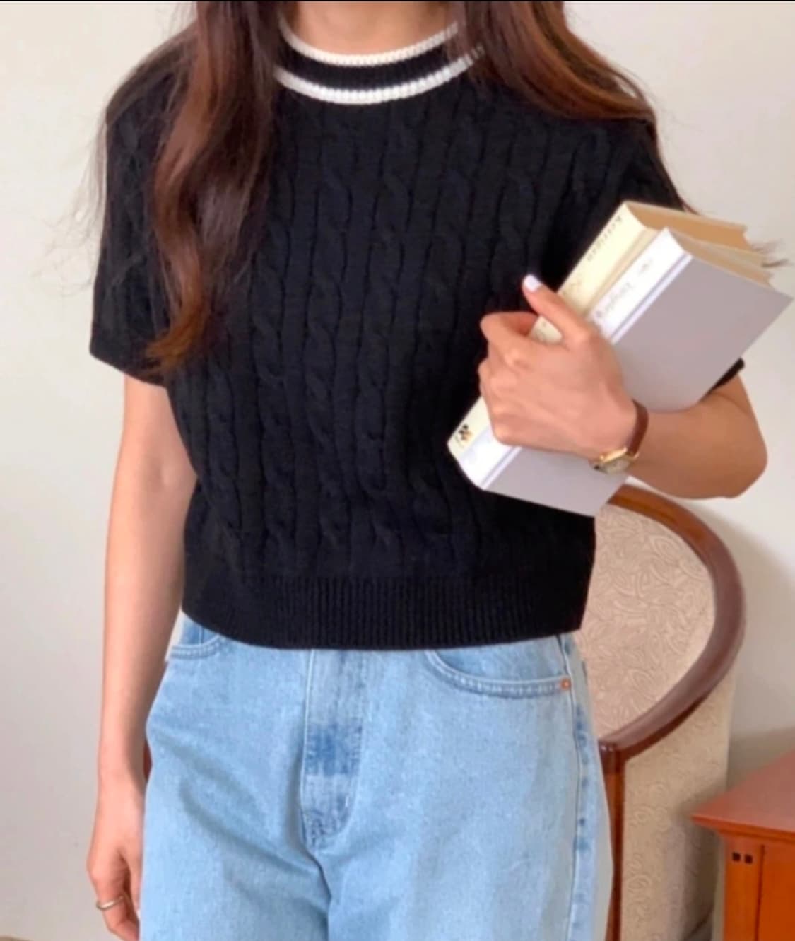 반팔 니트 상품이미지2