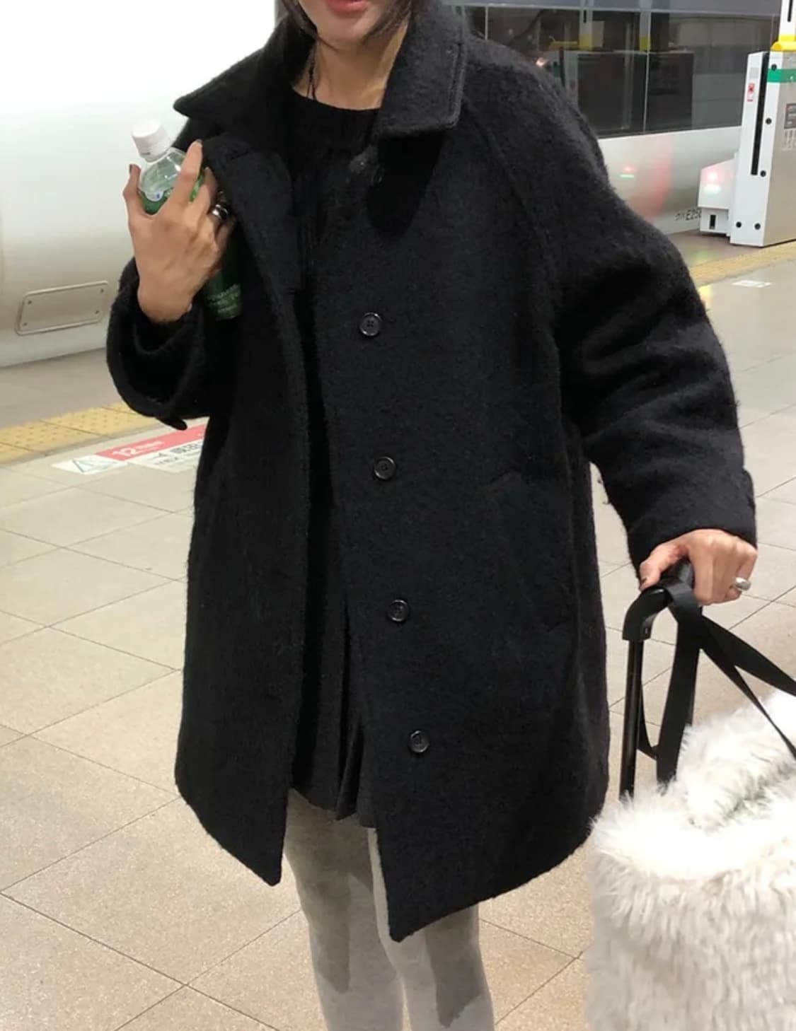 언더비 코트 블랙 상품이미지2