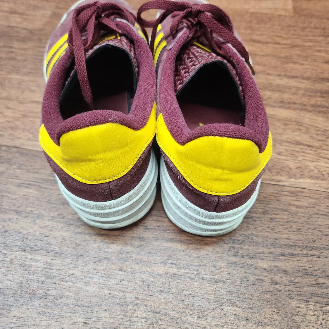 아디다스 가젤 볼드 버건디/옐로우 스니커즈 UK6(245~250) 상품이미지3