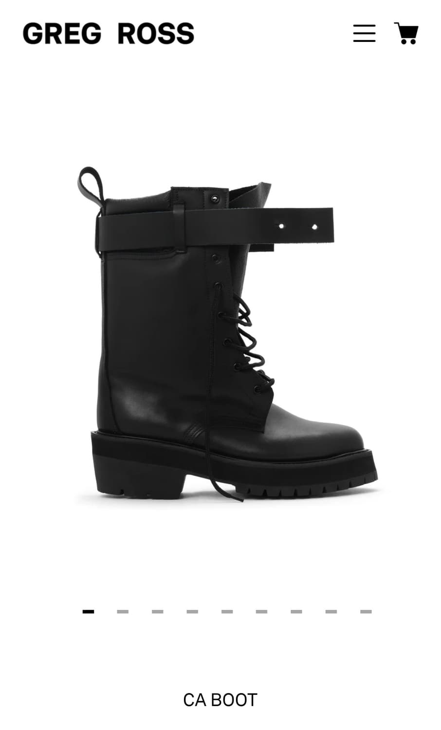 [us9] GREG ROSS CA BOOT 그렉 로스 ca부츠 상품이미지1