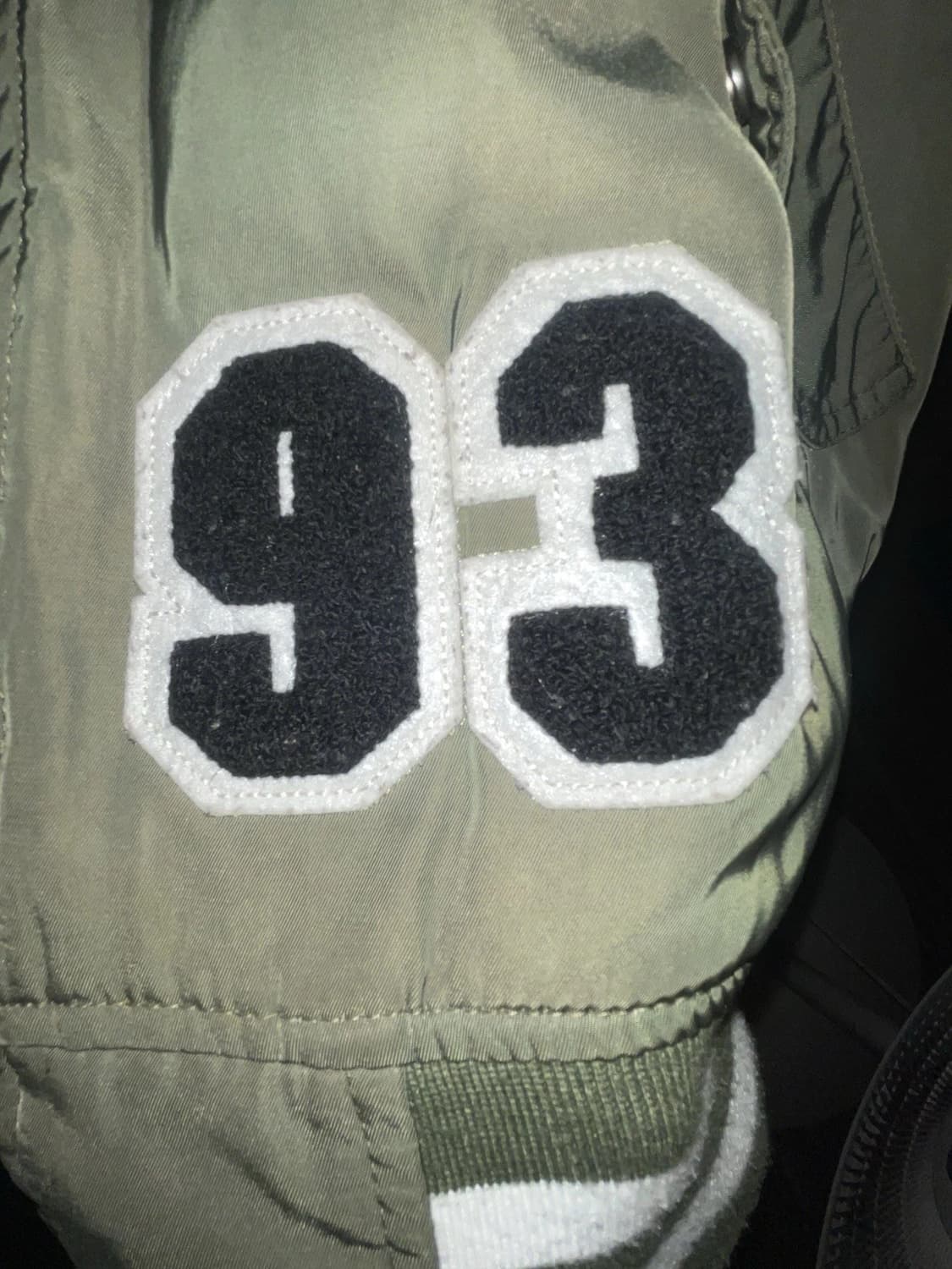 베이프 멀티 모티프 바시티 자켓 상품이미지3