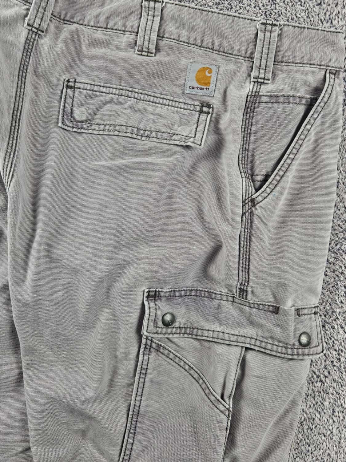 칼하트 코튼 캔버스 카고 포켓 워크 팬츠 ( 34X32 ) / 10902 상품이미지8