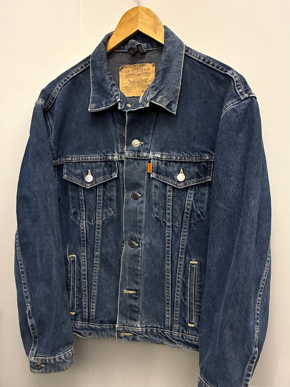 (100)빈티지 리바이스 66902 오렌지탭 3세대 데님 트러커자켓 상품이미지3
