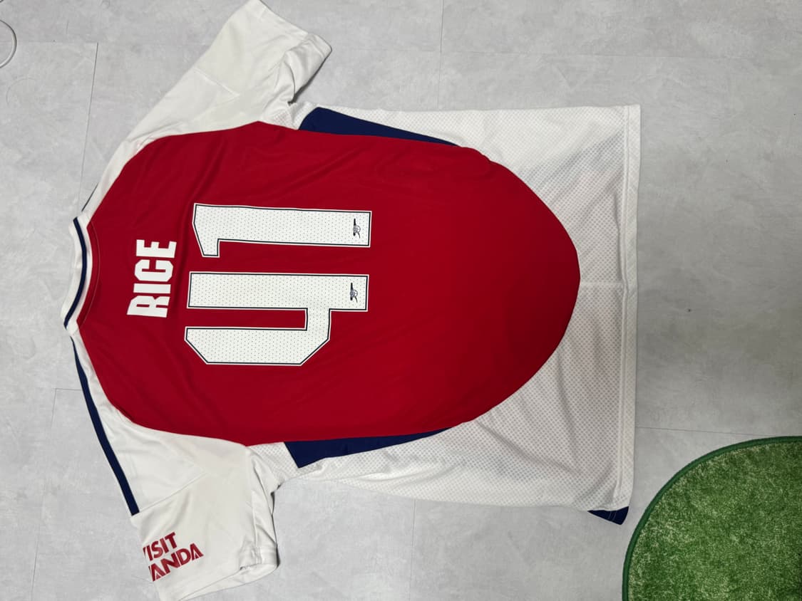 아디다스 아스날 24 25 홈 어센틱 라이스 마킹 유니폼 상품이미지2