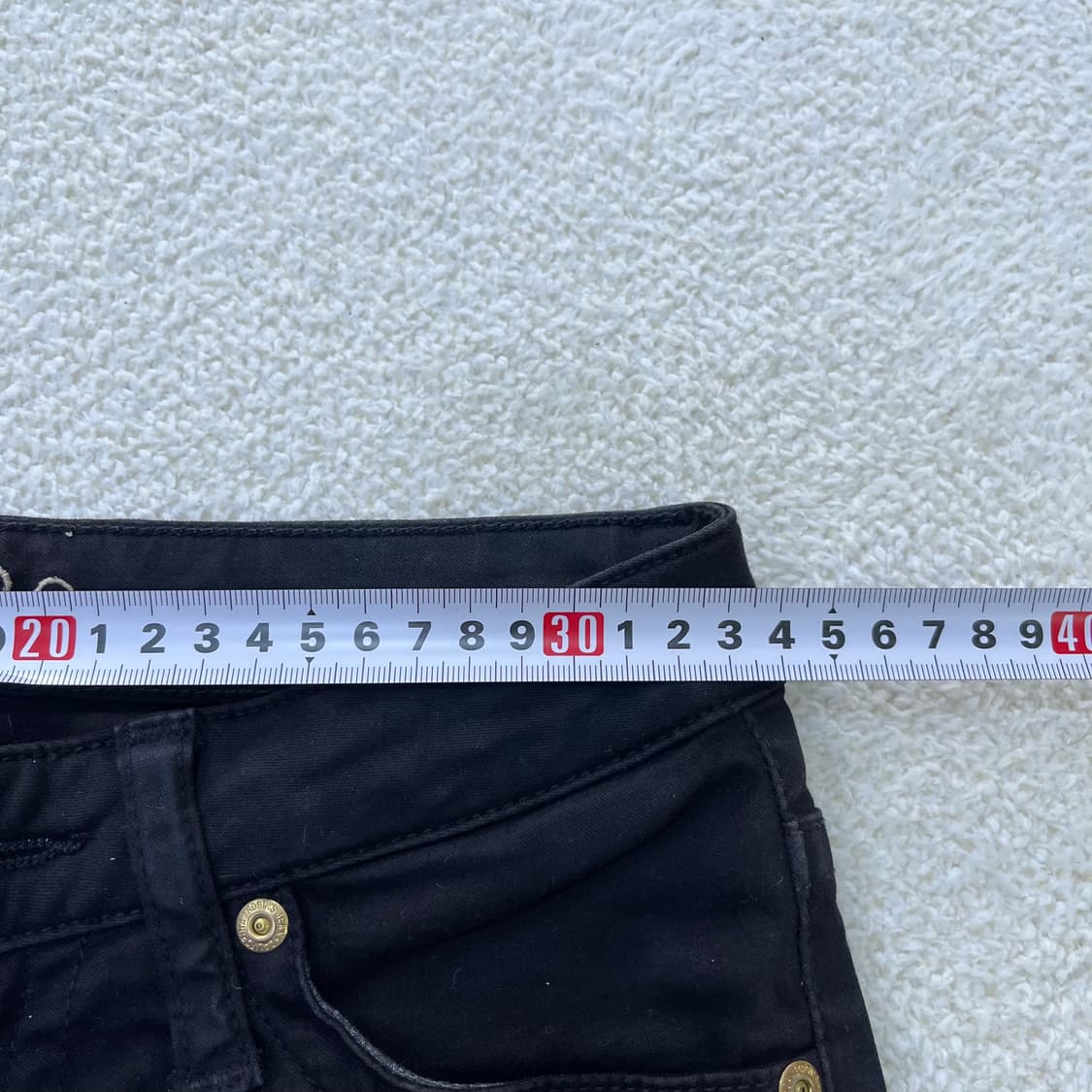 24 로빈슨진 여성 블랙 데님 팬츠 0330M 상품이미지7