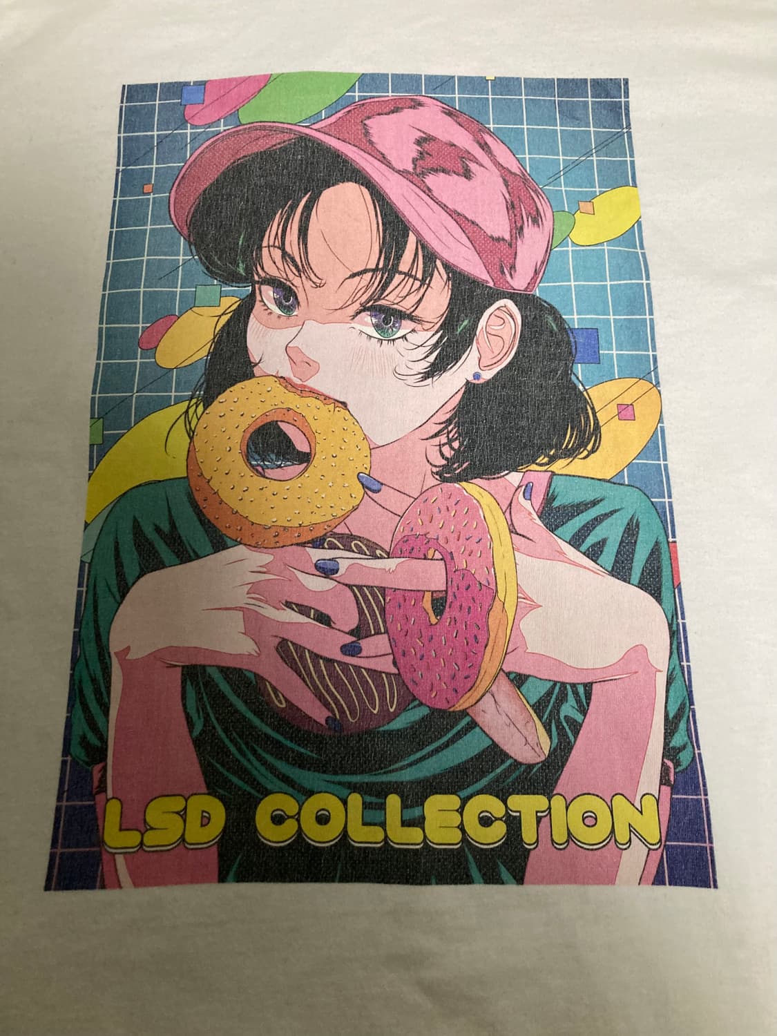 [XL] 얼킨 x 나무13 'LSD 컬렉션' 시티팝 소녀 그래픽 티셔츠 상품이미지2