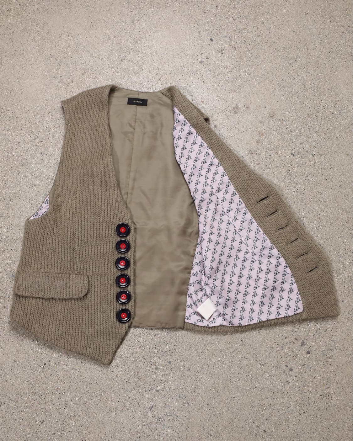 UNDERCOVER AW05 Rabbit Lining Knit Vest 상품이미지4