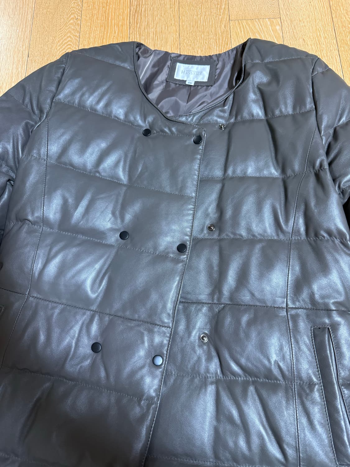 HASSTIGE 여성 양가죽 패딩 코트 66 상품이미지2