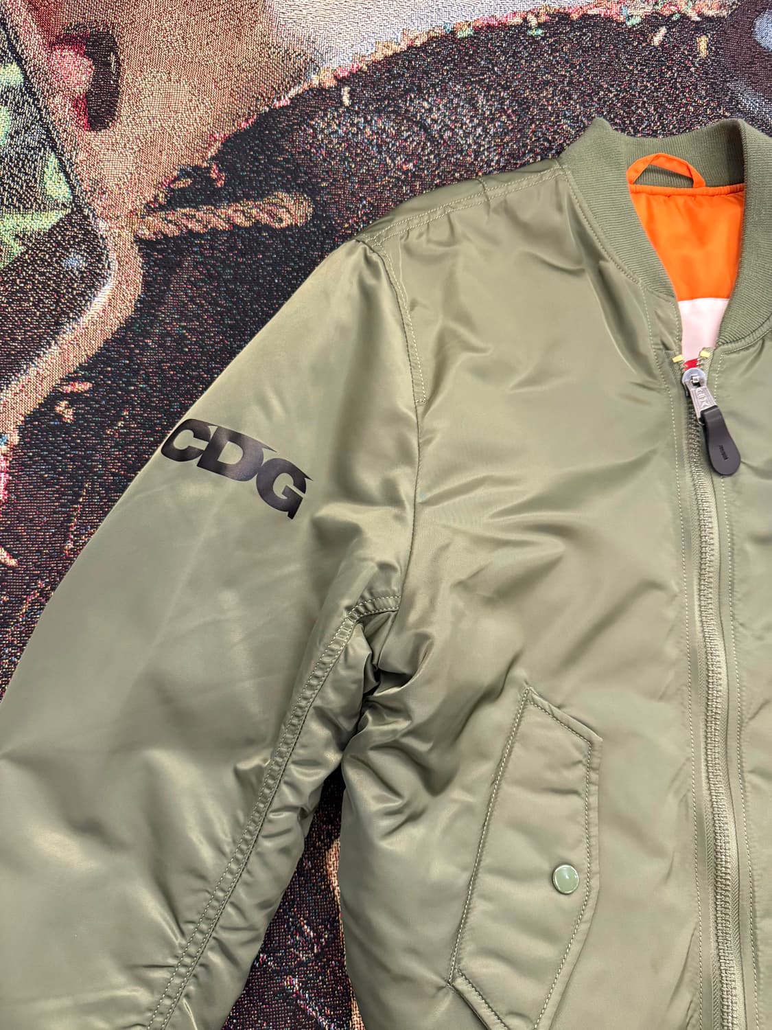 꼼데가르송 x 알파인더스트리 비대칭 양면자켓  상품이미지6