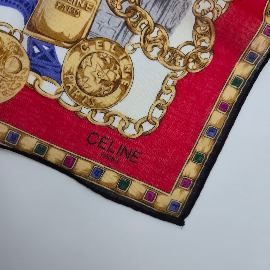 CELINE 셀린느 손수건 스카프 [BF10454-563-05] 상품이미지5