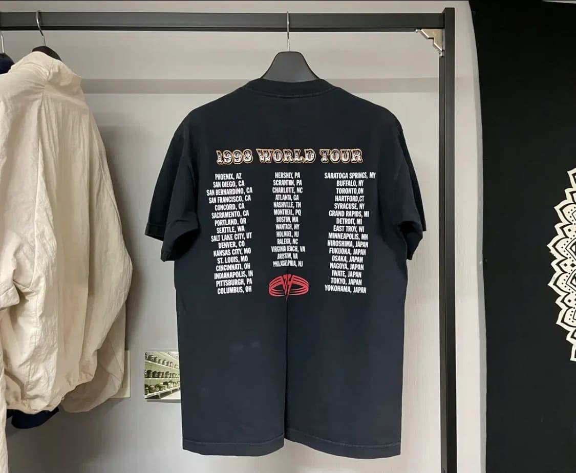 반헤일런 90s 밴드티 상품이미지3