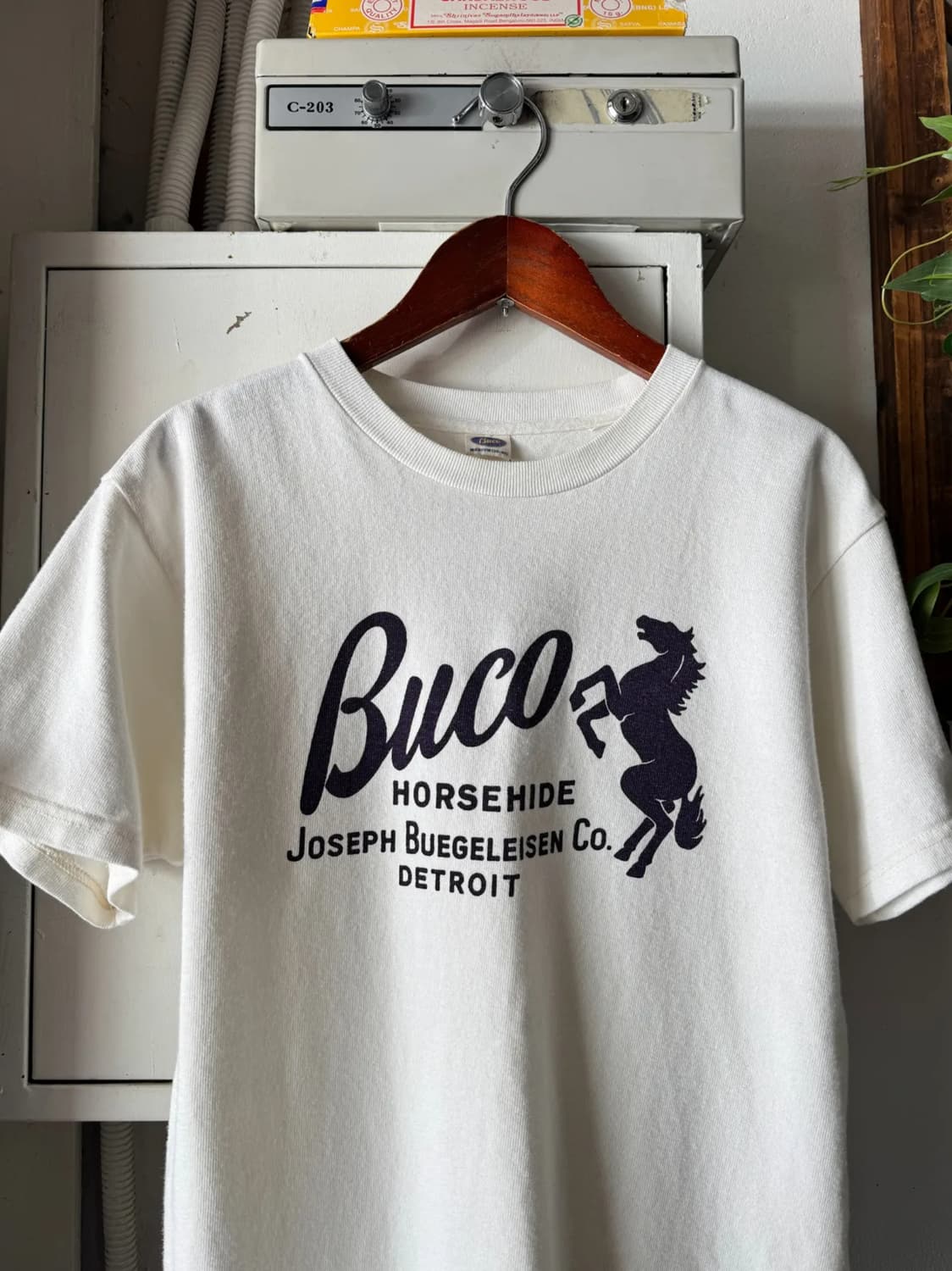 [M]BUCO by 리얼맥코이 호스하이드 프린팅 티셔츠 상품이미지1