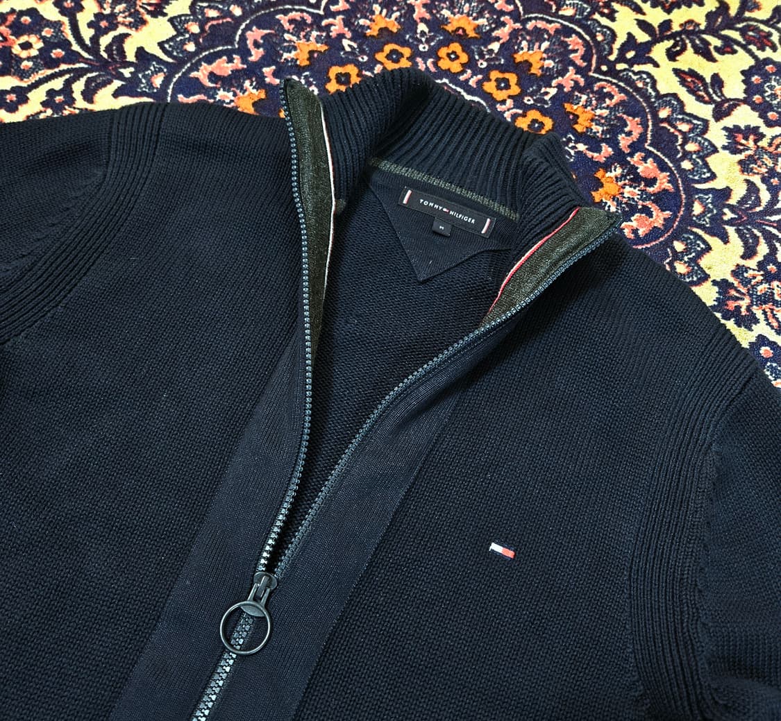 타미힐피거 네이비 집업 가디건 자켓 M(100) size 상품이미지2
