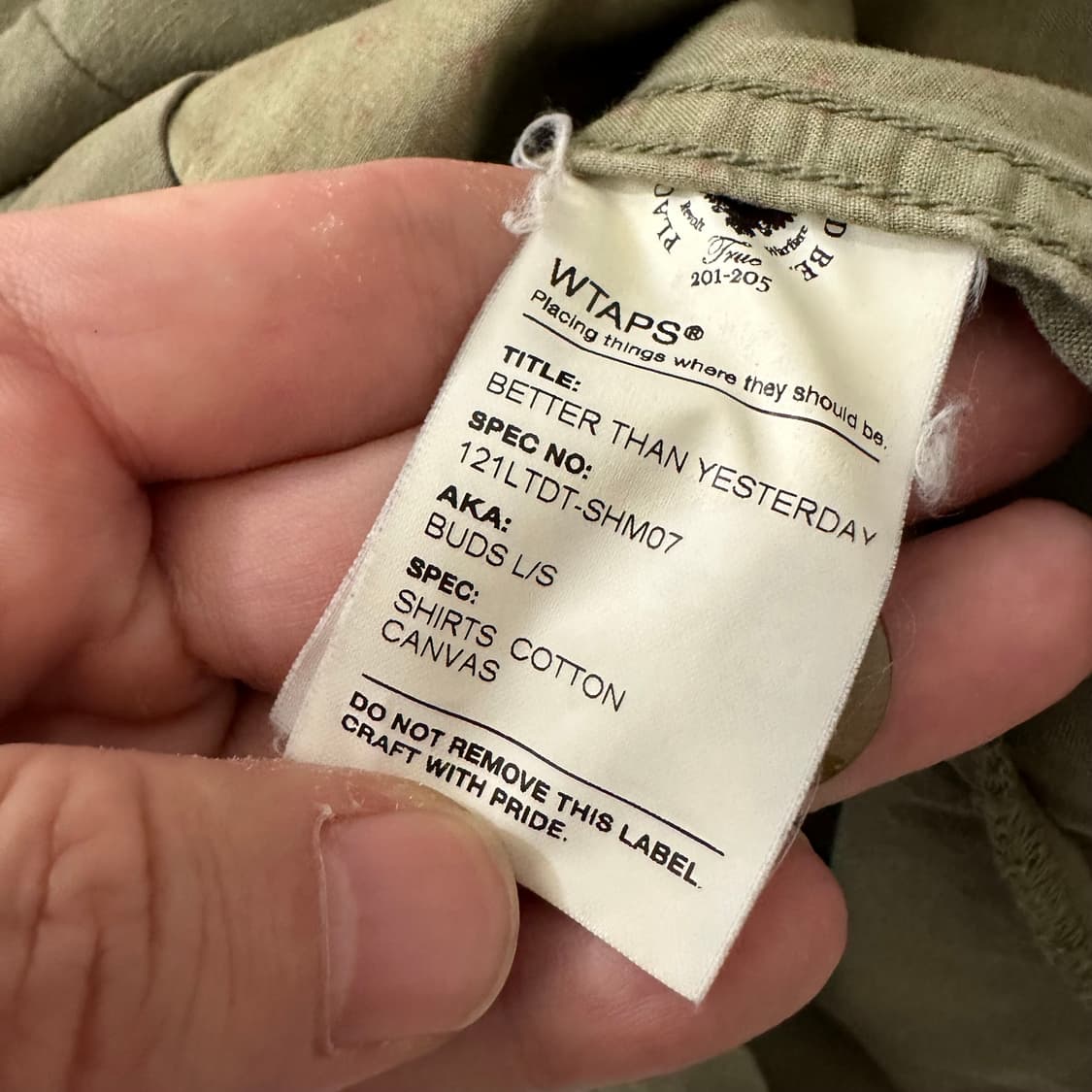 더블탭스 wtaps 밀리터리 자켓 상품이미지7