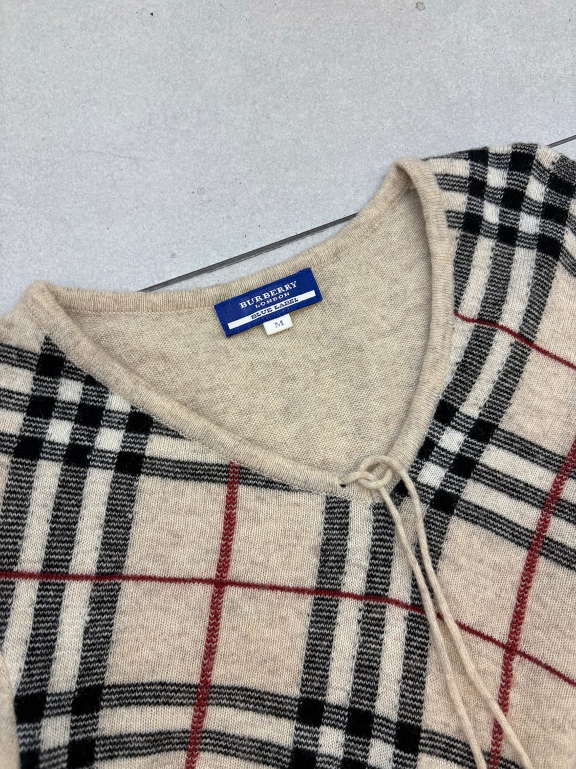 버버리 블루라벨 노바체크 울니트 롱슬리브 상품이미지3