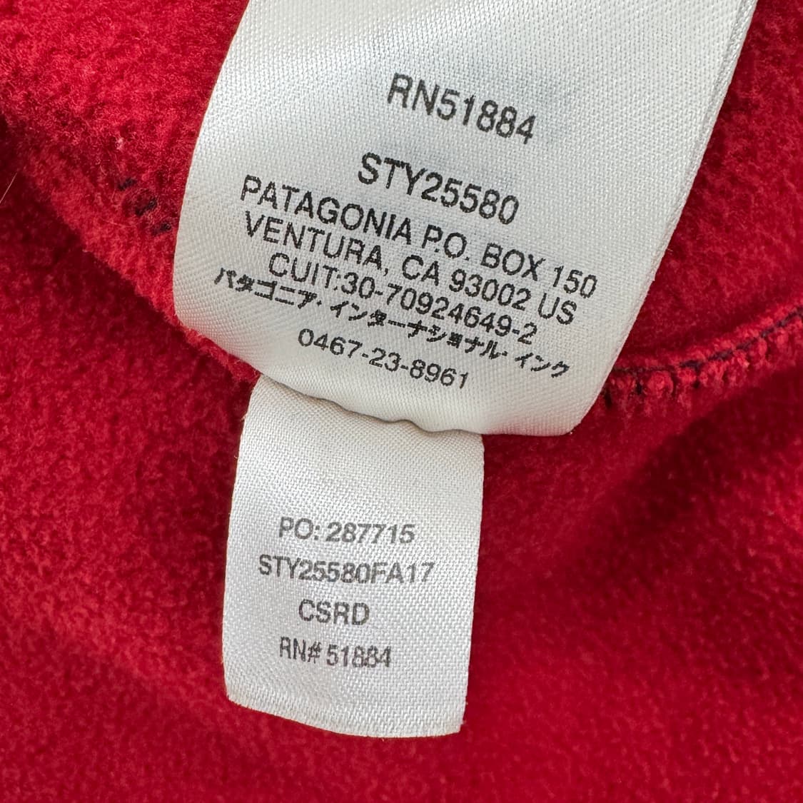 M 파타고니아 신칠라 스냅 플리스  상품이미지9